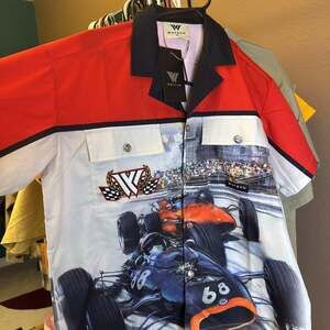 WATSON LUXE Grand Prix Race Car Hawaiian Shirt